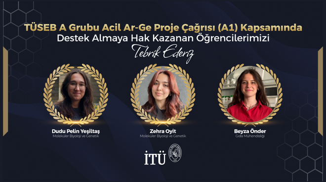 Lisans Öğrencilerimize TÜSEB Desteği Görseli